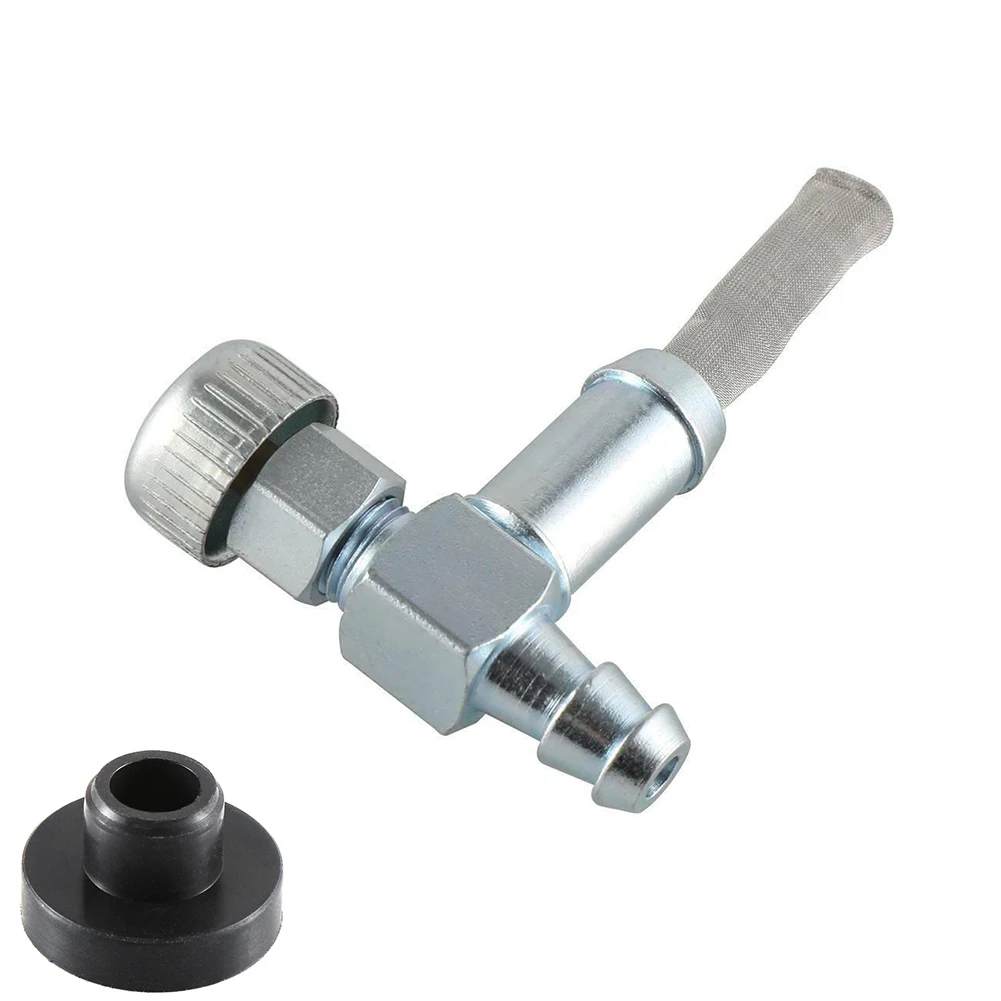 Fuel Tank Bushing ID 3/8 Inch OD 15/16 Inch HT 5/8 Inch and Shut Off Valve for For COLEMAN Generator 33/64 Inch Hole Replacement