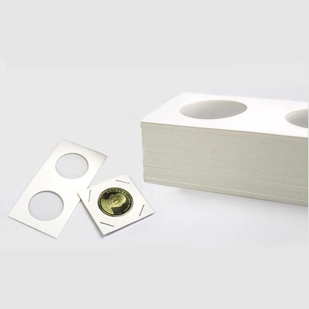 300pcs Holders Storage Case Transparent Flip For Silver Easy Carry Long Term Protection