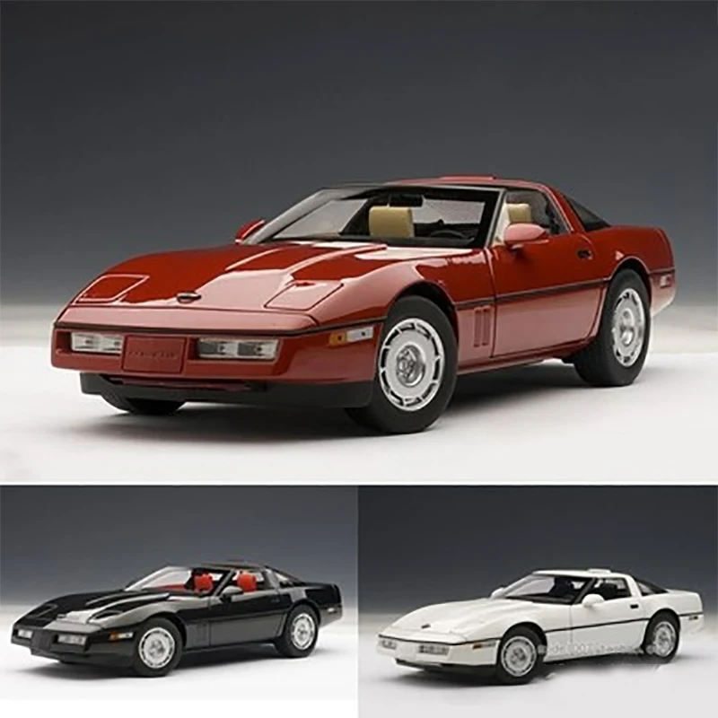 AUTOart 1:18 Corvette C4 1986 Alloy Car Model Gift toys for boys