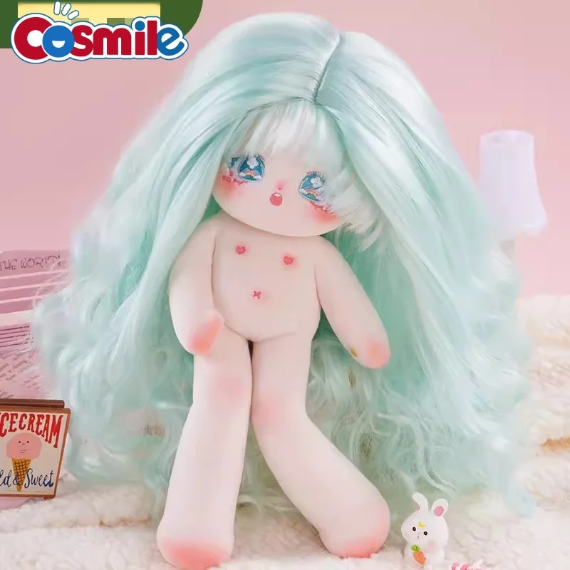 

Cosmile Kpop Lolita Blue Wig Plush 20cm Doll Skeleton Body Toy Anime Cute Cosplay no attribute C GL