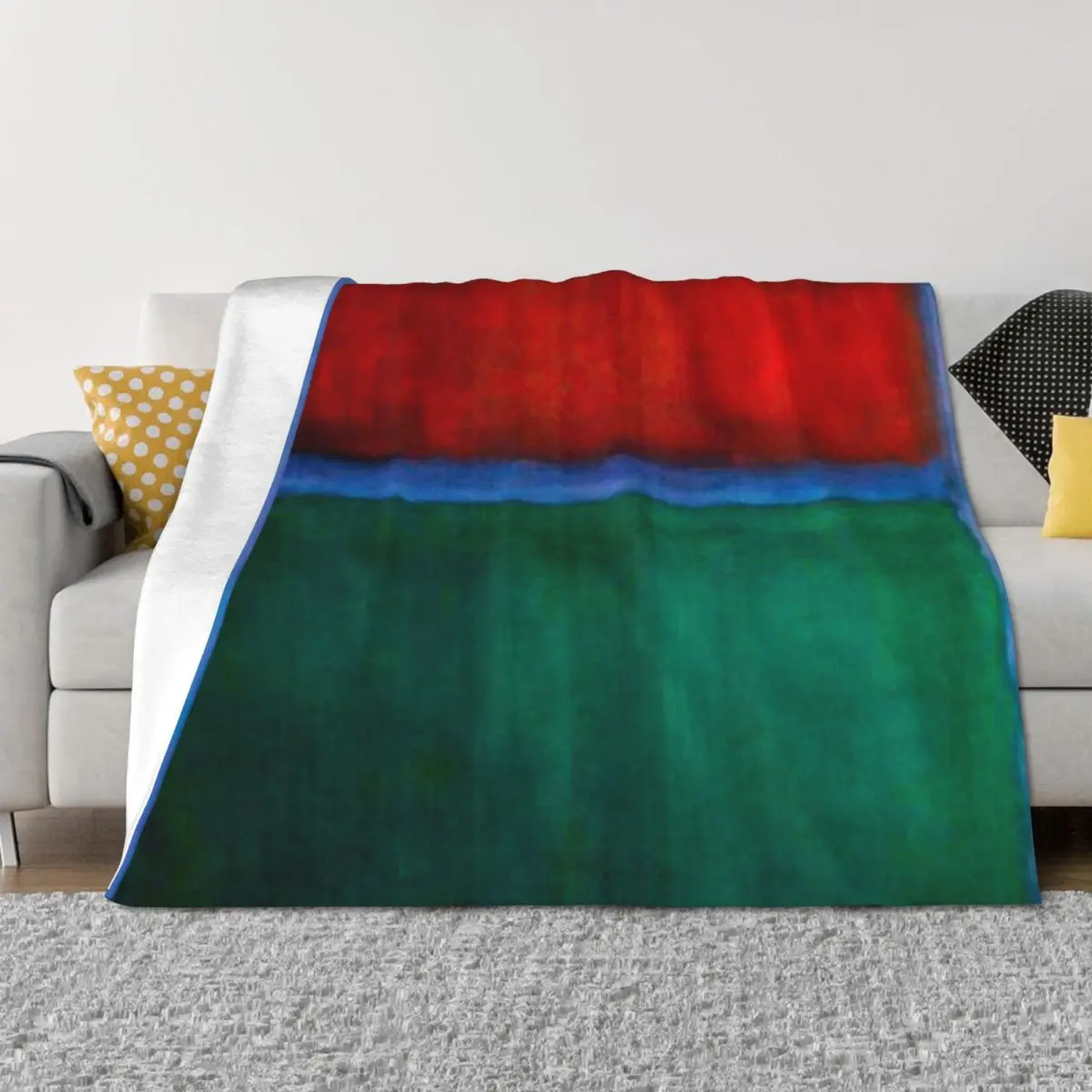 

Mark Rothko - Earth and Green Throw Blanket Personalized Gift Quilt Thermals For Travel Thermal Blankets