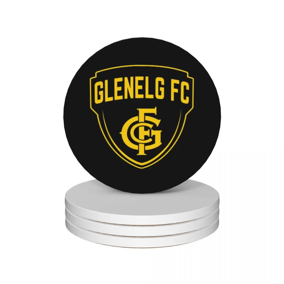 

Glenelg football club AFL Aussie football Ceramic Coasters (Set of 4) Creative cute cup teapot mat Coasters