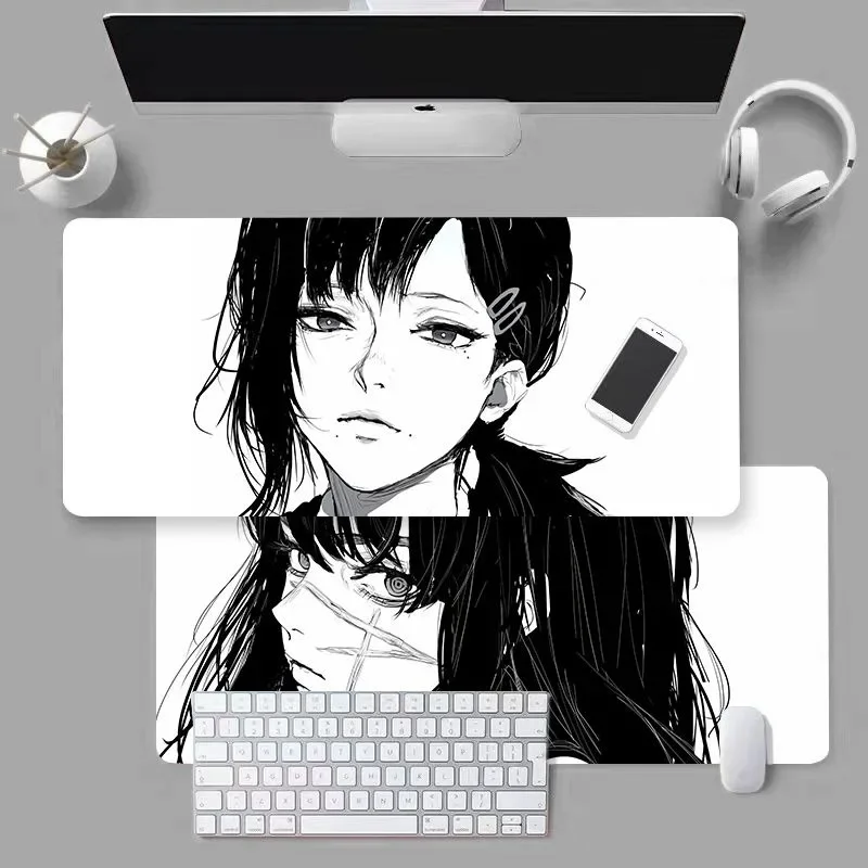 New Arrival of High Quality Animation Two Dimensions Girl Office Game Esports Keyboard Pad Large Non-slip and Dirty Mouse Pad