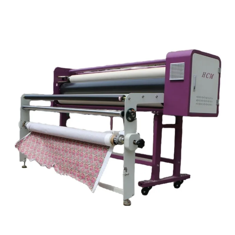 Macchine da stampa a sublimazione per calendari rotanti per piccole imprese con pressa di calore a rulli in tessuto