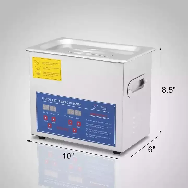 Mini Industrial   Ultrasonic Cleaner ultra Sonic Jewelry Cleaner High Quality Rectangle Stainless