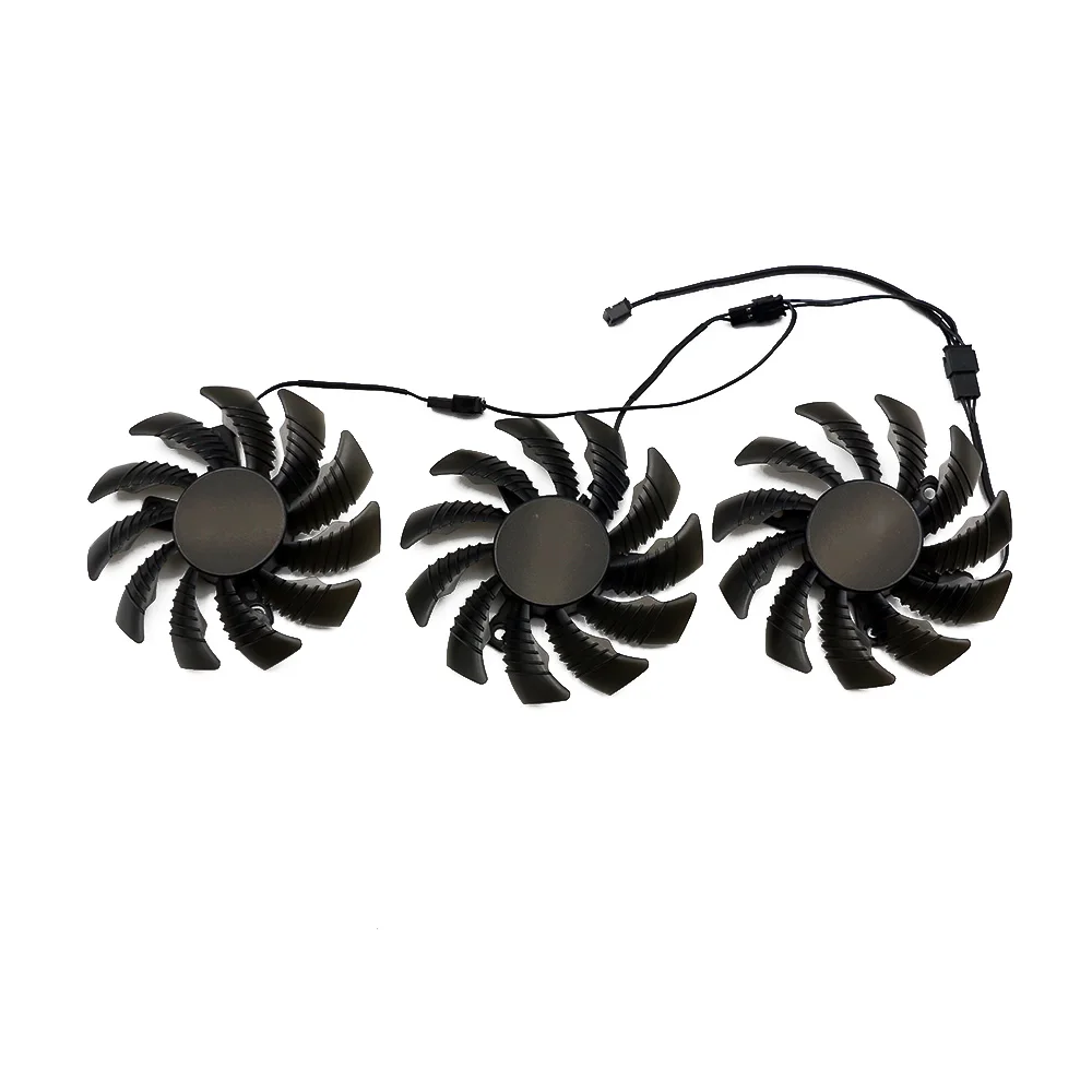 75MM 2/3pin GTX970 Cooler Fans PLD08010S12H For Gigabyte GTX 970 Windforce G1 Graphics Cards As Replacement CPU Cooler