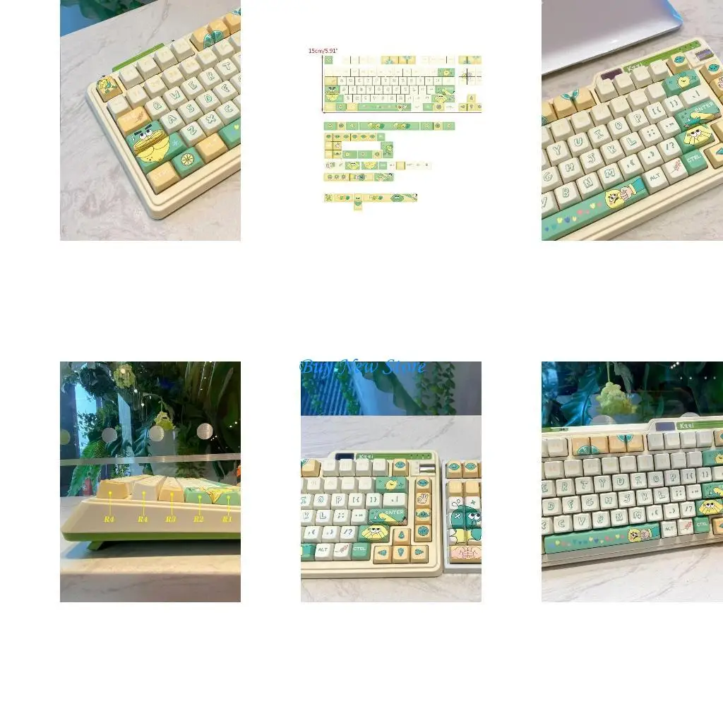 

20CE PBT Keycaps Keycaps Dye-Sublimation MDA Profile Keycap Accessories