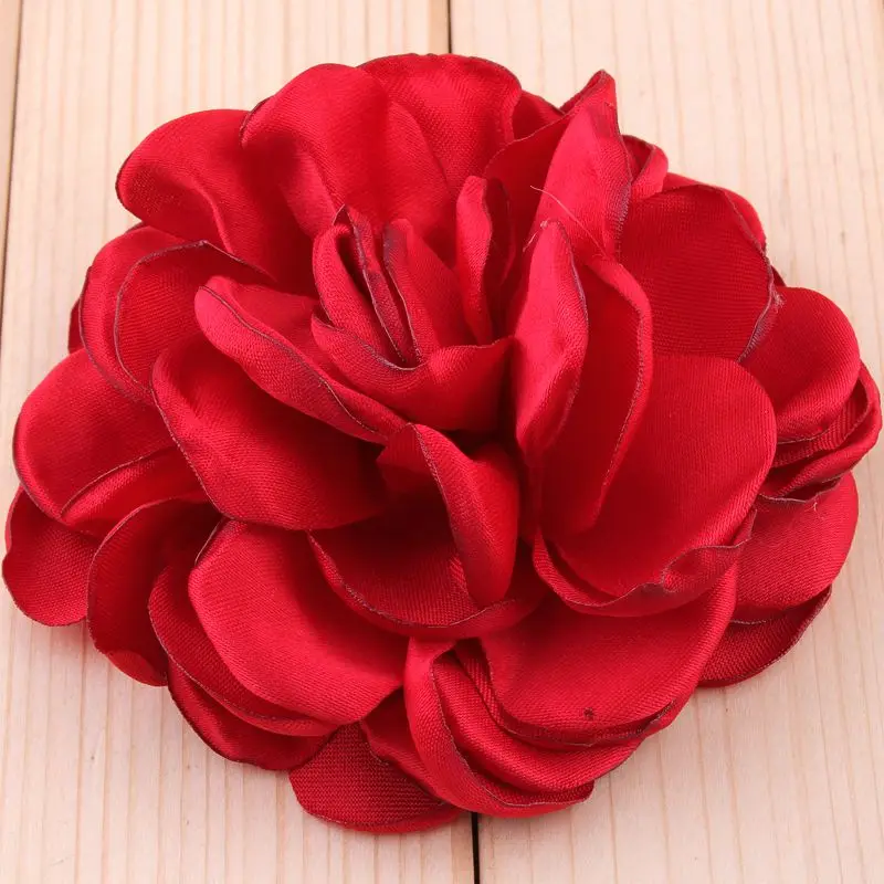 5pcs/lot 8CM 20 Colors Newborn Vintage Soft Artificial Fabric Flowers Bouquet For Wedding Bride Garland Home Flores Cloth Hat