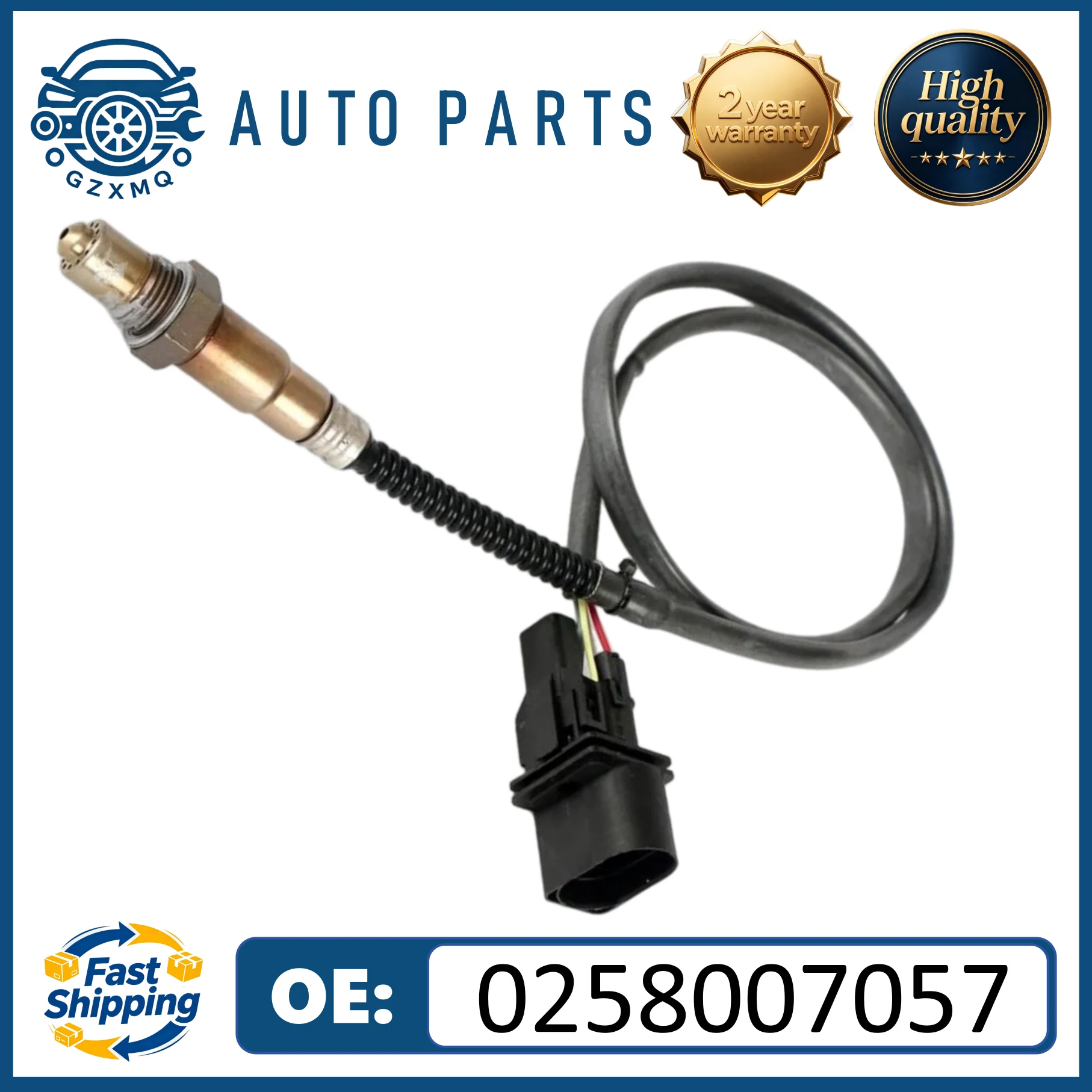 

High-quality Oxygen Sensor 0258007057 fits For VW Jetta 1.8L-L4 1999-2005 #021906262B 06B906265D 06B906265M