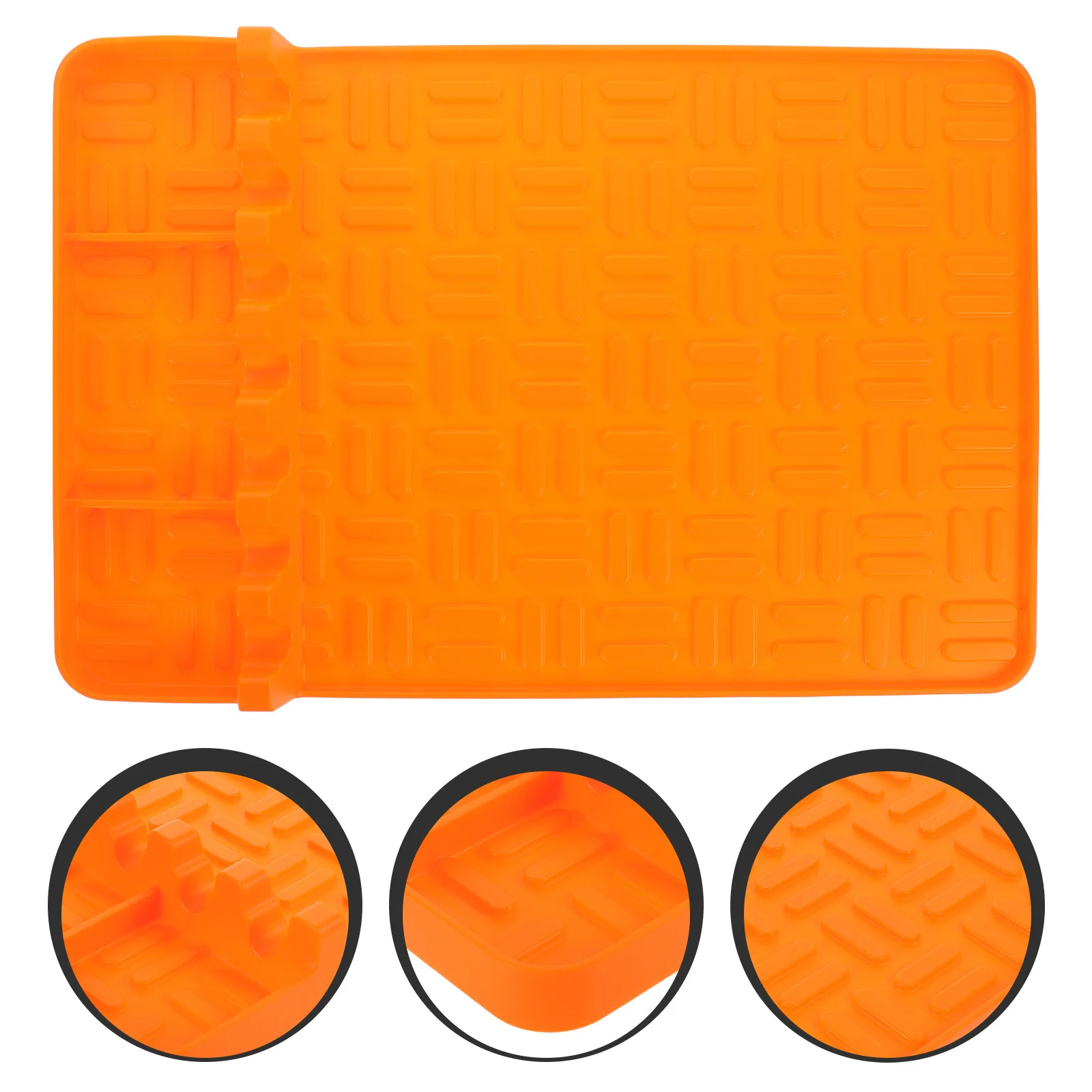 

The Side Silicone Pad Grilling Mat Outdoor Silica Gel Griddle Accessories Tool Holder