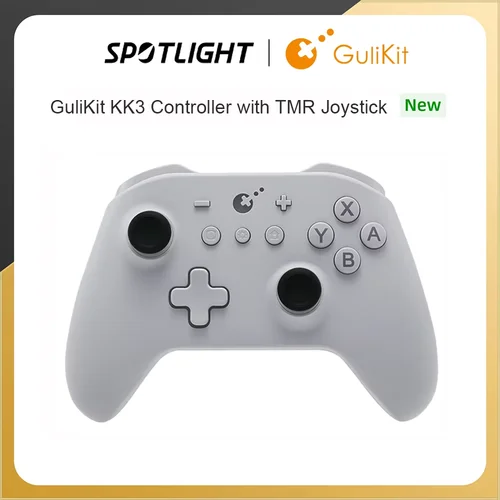 GuliKit KK3 controlador inalámbrico Bluetooth Gamepad con Joystick TMR efecto Hall Tiggers para Nintendo Switch2 Windows Android iOS