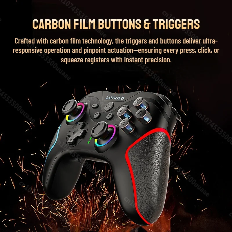 لينوفو S01 لوحة ألعاب لاسلكية للتبديل/التبديل 2/سويتش OLED الكمبيوتر اللوحي تلفزيون آيفون أندرويد الهواتف المحمولة بلوتوث أذرع التحكم في ألعاب الفيديو #6