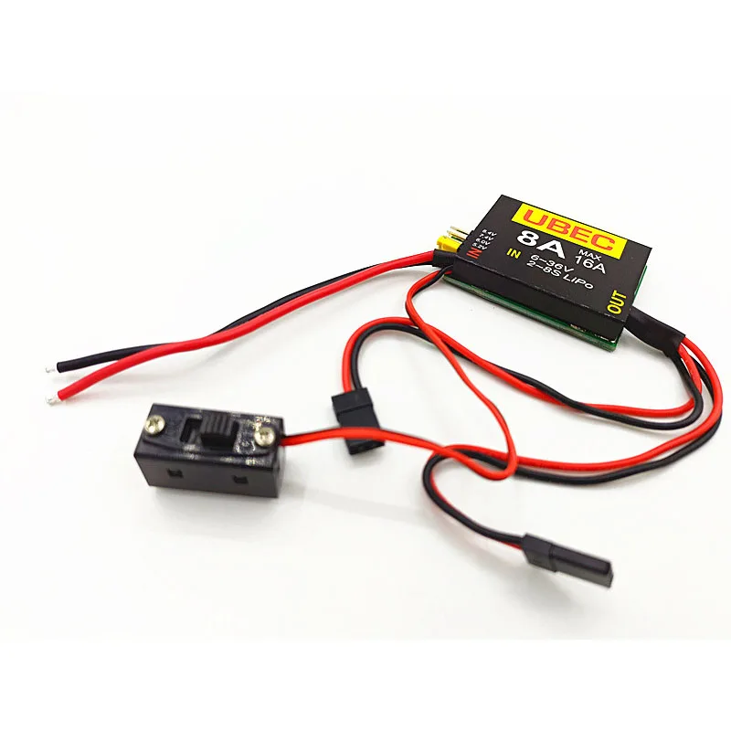 UBEC-8A 2S-6S 6-36V BEC DUAL UBEC 8A/16A 5.2/6.0/7.4v/8.4v Servo Separate Power Supply RC Car Fix-Wing Airplane Robot Arm