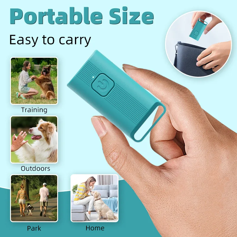 

Dog Trainer Mini Ultrasonic Dog Drive Remote Training Stop Barking Device for Driving Dogs Scaring Dogs Outdoor Self Defense
