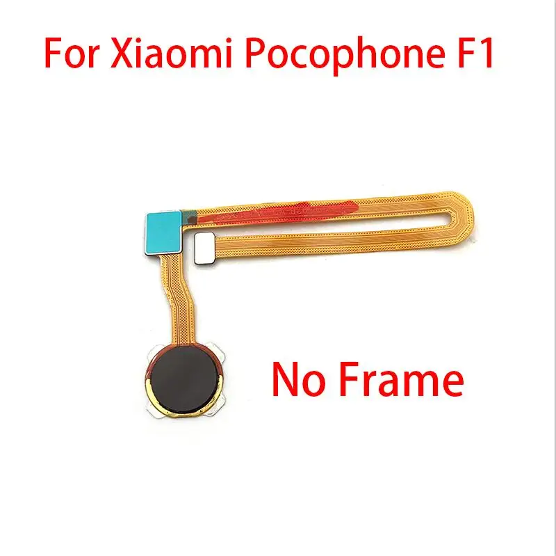 New For Xiaomi Pocophone Poco F1 Home Button FingerPrint Touch ID Sensor Flex Cable Ribbon Replacement Parts