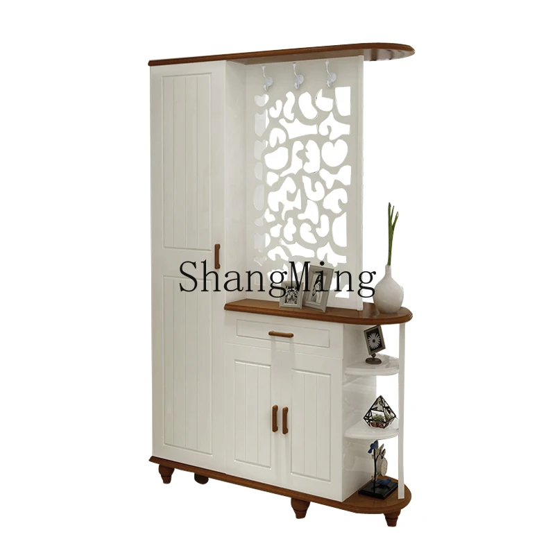 

ZYY entrance entrance partition cabinet foyer cabinet modern simple double-sided home shoe cabinet