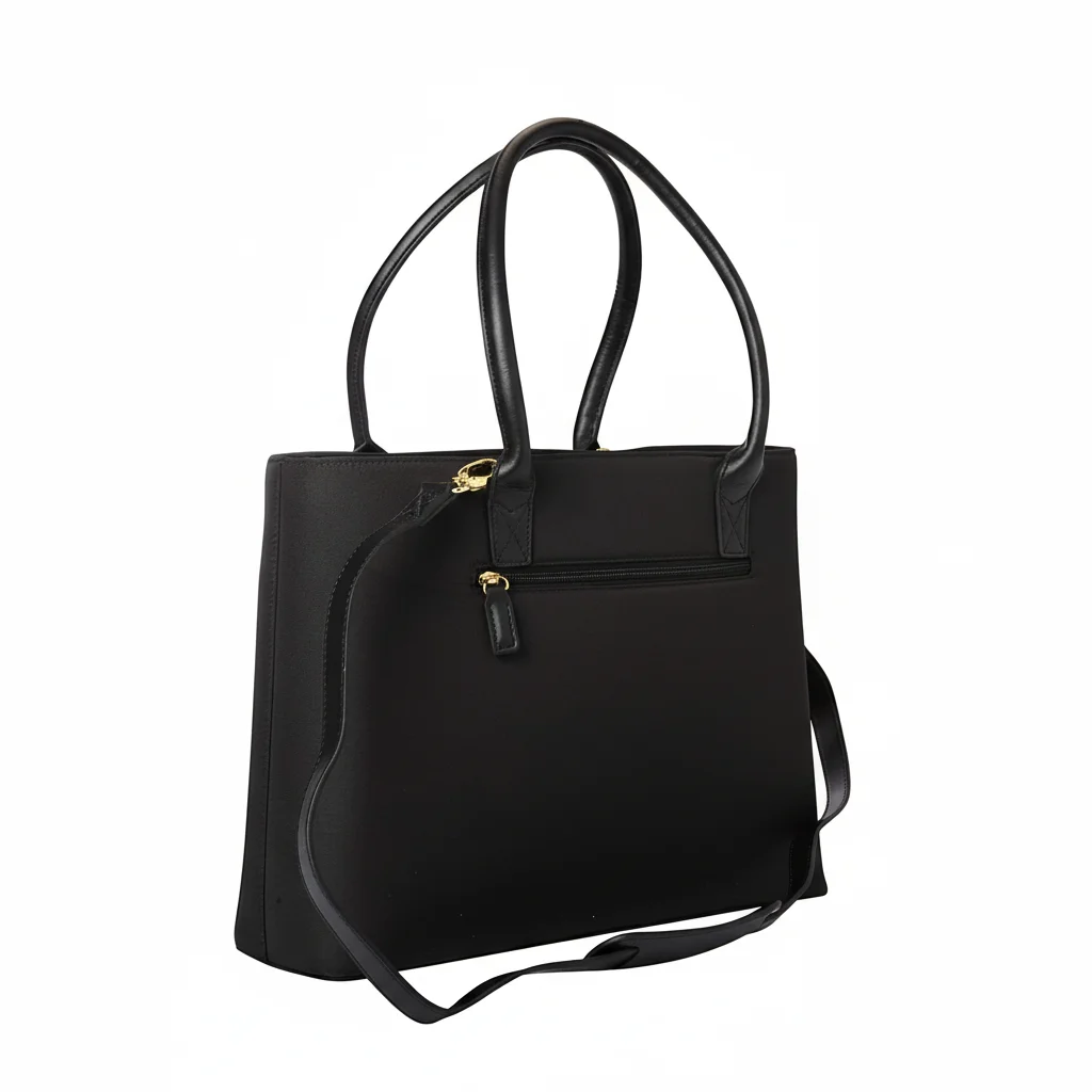 حقيبة حمل Francine Collection WIB Thoroughbred WIB-EURO-1 (حمل) - أسود - جسم نايلون من نسيج قطني طويل - داخلية من النايلون - مستعملة تشبه جديد