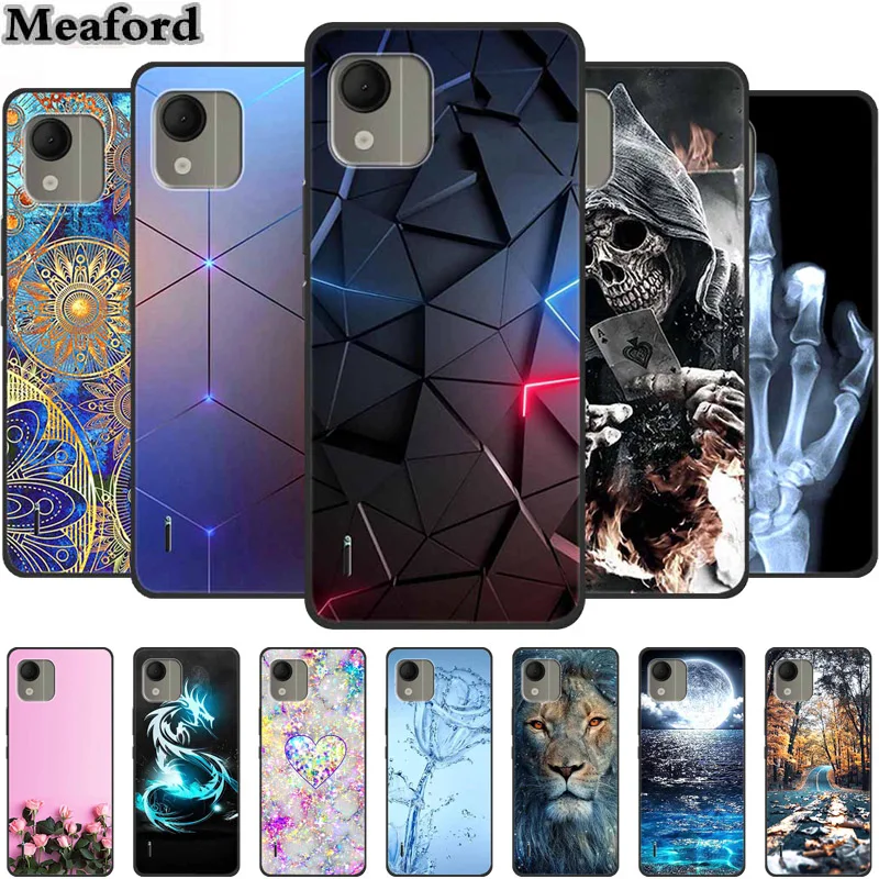 

Чехол для Nokia C110, мягкий силиконовый чехол из ТПУ с милыми кошками для Nokia C110 C 110 6,3 дюйма, чехлы для телефонов NokiaC110, крутые Чехлы, Мультяшные чехлы