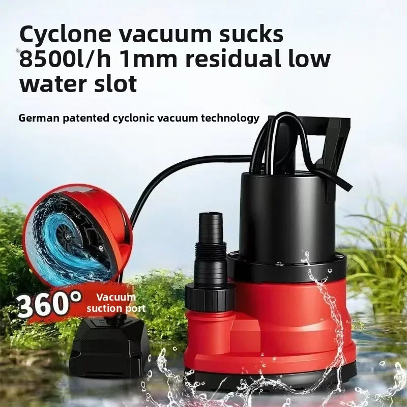 Basement ground water low water level automatic start and stop pump