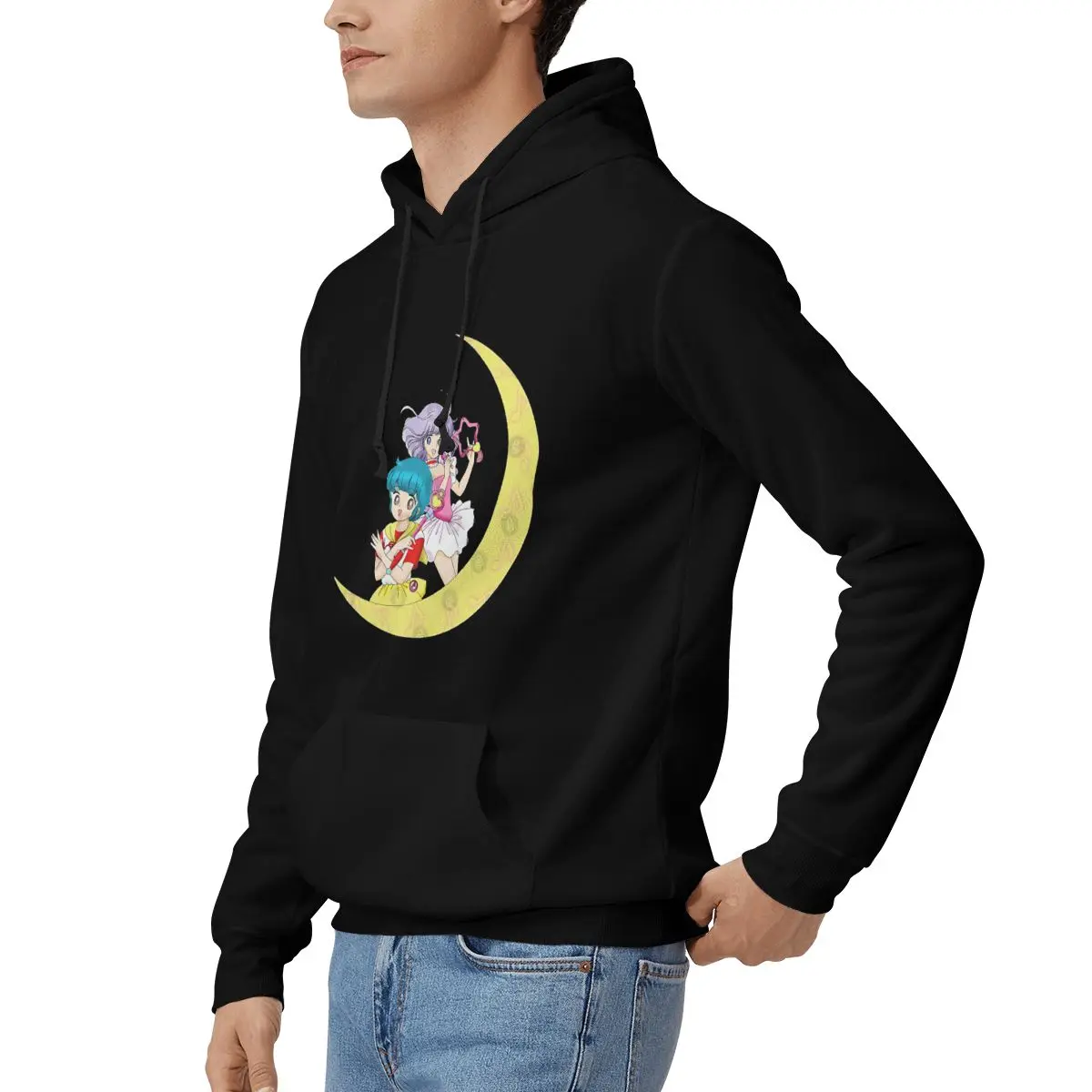 كريمي مامي هوديس الرجال النساء عارضة البلوز البلوز أزياء طويلة الأكمام مقنعين الخريف الشتاء