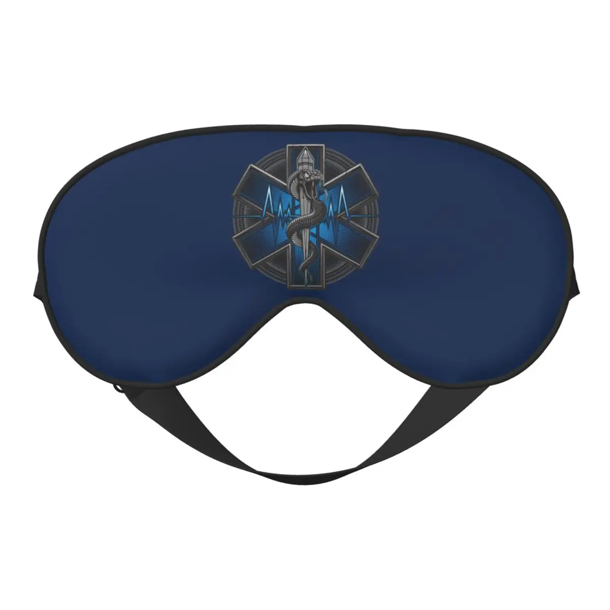 

Мягкие маски для глаз с логотипом Star Of Life, двухсторонняя EMT, аварийная медицинская повязка на глаза для дома, регулируемая повязка на глаз с блокировкой света