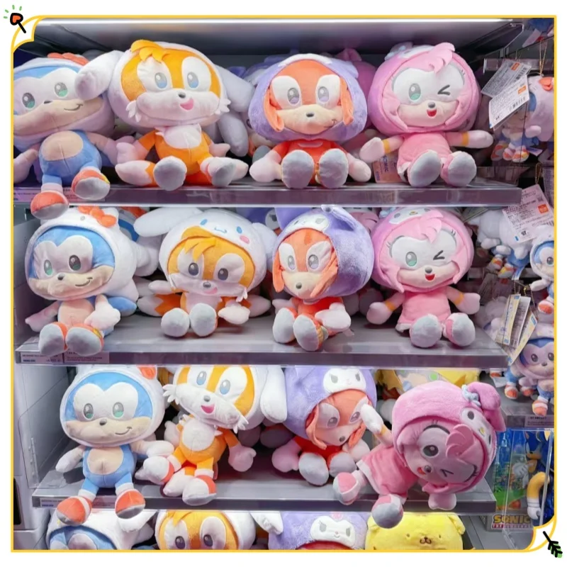 

Sanrio Hedgehog Series Plush Doll Pendant Adorable Stuffed Toy Bag Charm Anime Collectible Keychain Practical Decoration Gift