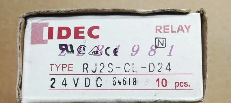 

10PCS NEW IDEC RJ2S-CL-D24 DC24V