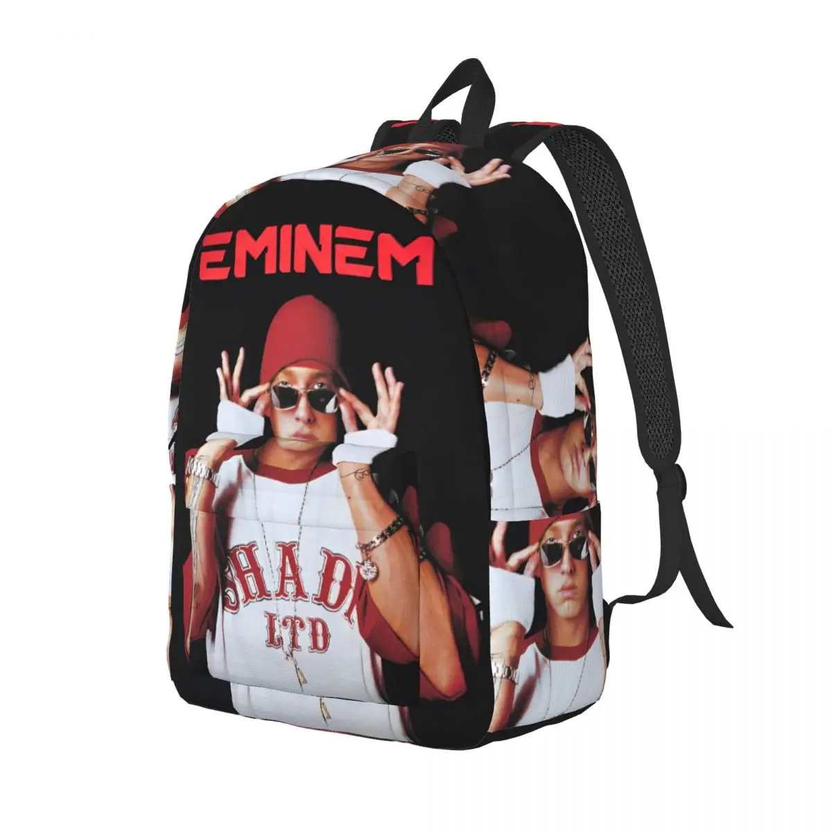 Famous Rapper Eminem for Teens Student School Bookbag Daypack Middle High College Hiking