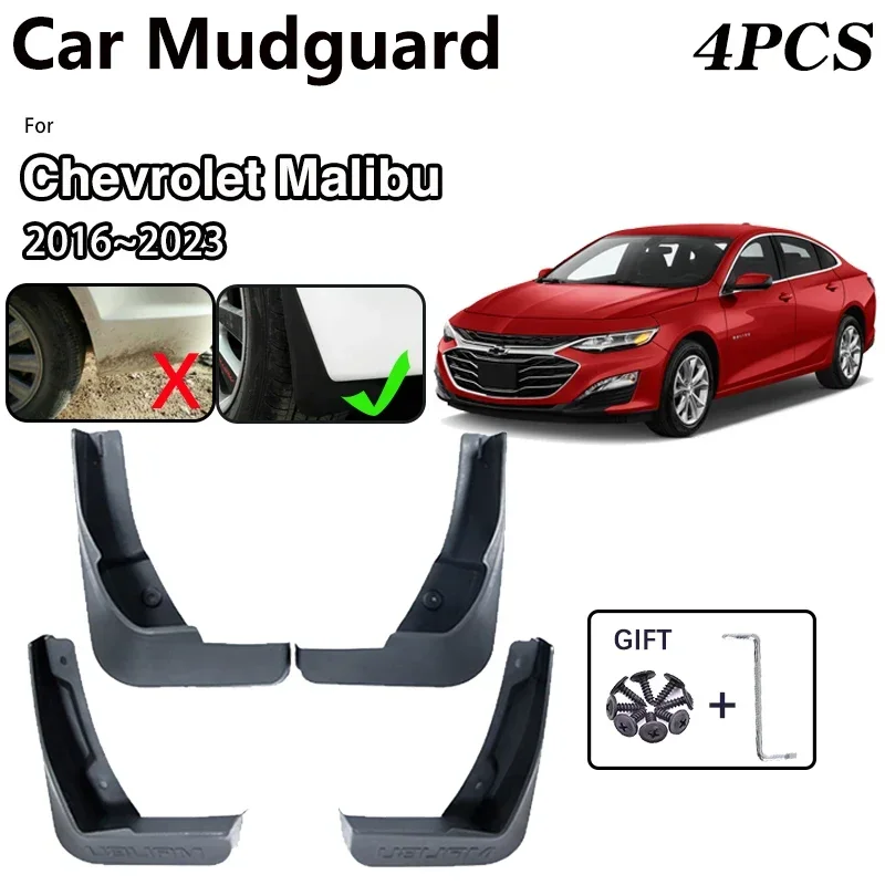 

Car Mudguards For Chevrolet Malibu 2017 Accessories 2016~2023 Auto MudFlaps Front Rear Wheel Fender Mud Guards Splash Flaps 2020