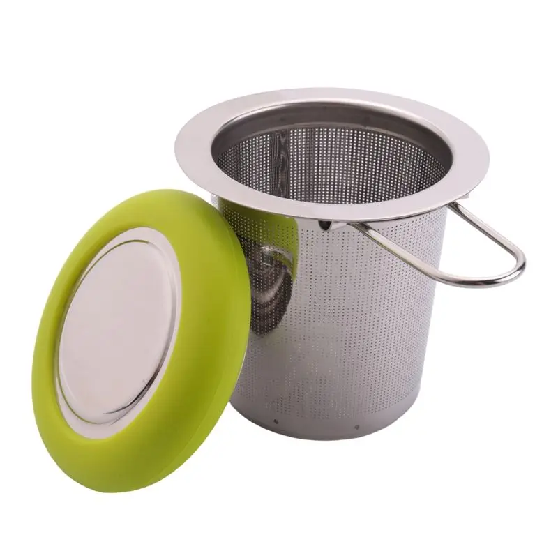 Tea Infuser Stainless Steel Tea Strainer Folding Handle Tea Filter Extra Fine Mesh Strainer Brewing Basket Top-Rated