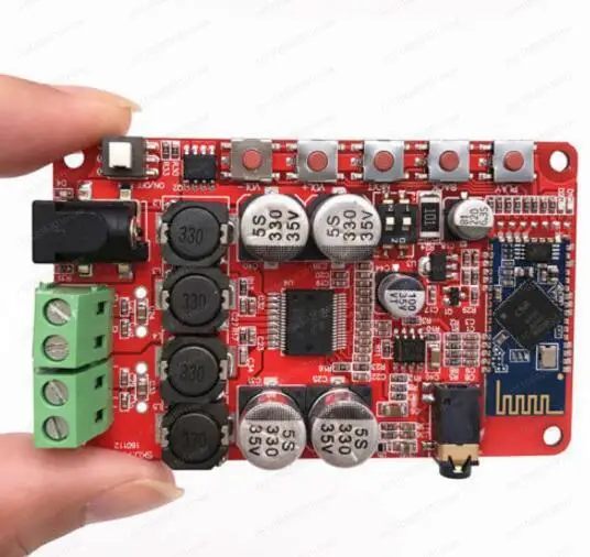 Placa Amplificadora Bluetooth TDA7492P, Módulo de Placa Amplificadora Digital CSR4.0 con Recepción de Audio Bluetooth