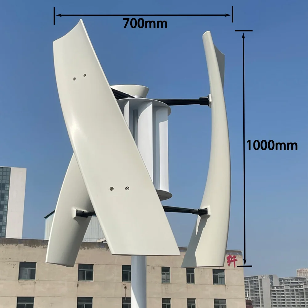 X5 8KW 10KW 15KW Vertical Axis Wind Turbine 12V 24V 48V Alternative Energy Generator AC Output Household with mppt Controller