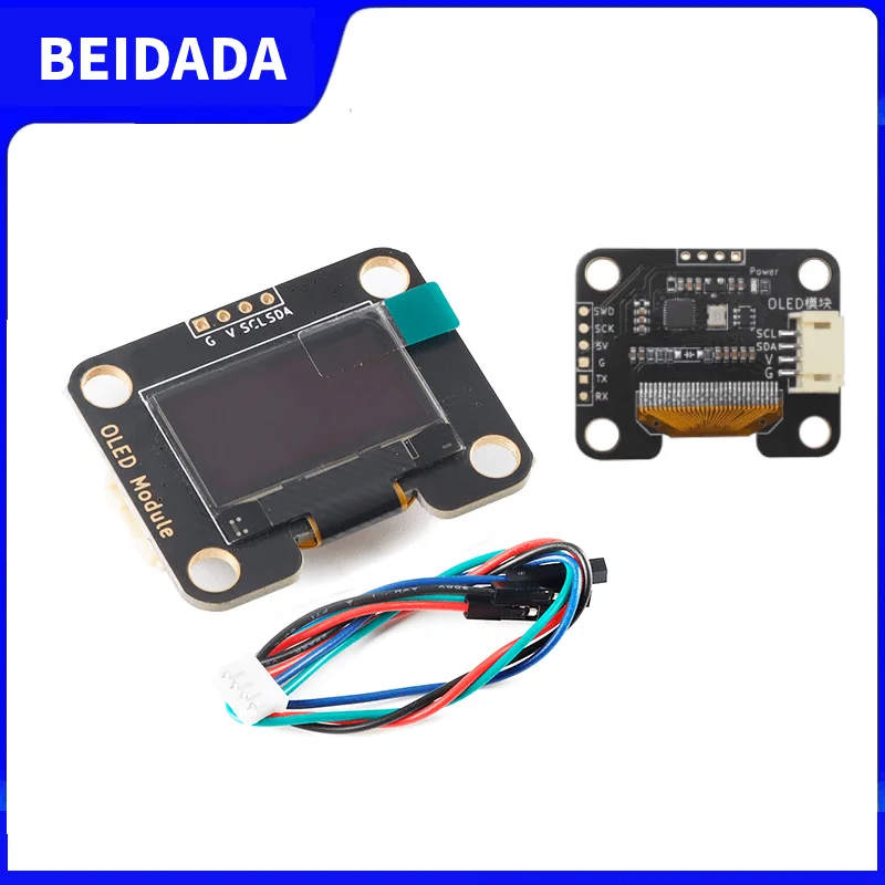 

0.96-inch Oled Display Module Ssd1306 12864 Lcd Screen Iic Ph2.0 Anti Reverse Interface Compatible With Lego For Arduino