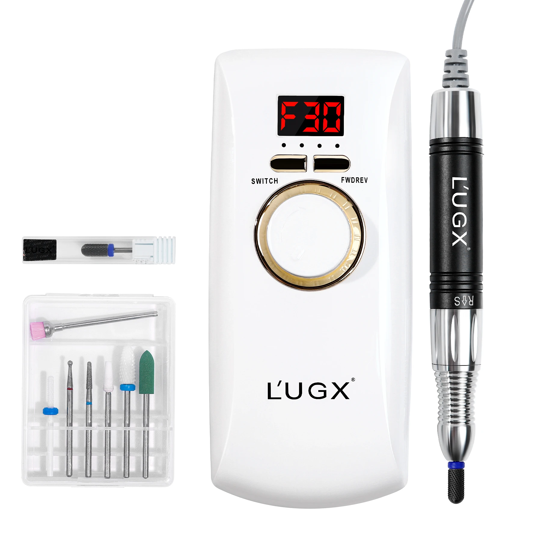 Professional Manicure Electric Nail Drill Machine 30000RPM Cordless Nail File Rechargeable Nail Polishing Grinder For Nails