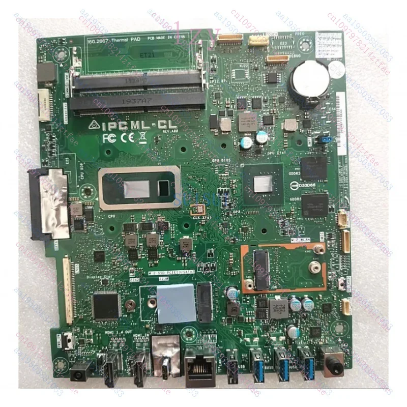 USED 0KVJPP IPCML-CL For DELL Inspiron 24 5490 7790 for AIO Motherboard Tested 100% OK