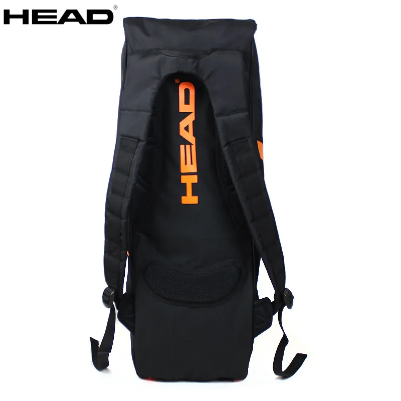 Portable Original HEAD Tennis Backpack 4 Pack Large Capacity Squash Padel Beach Tennis Racket Bag Men Raquete Tenis Shoulder Bag