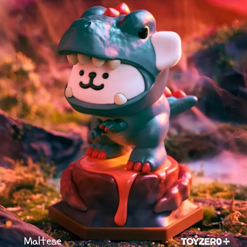 Toyzero Plus Dinosaur Island Series Blind Box Cute Cartoon Character Collectible Figure Desktop Ornament Gift For Adults