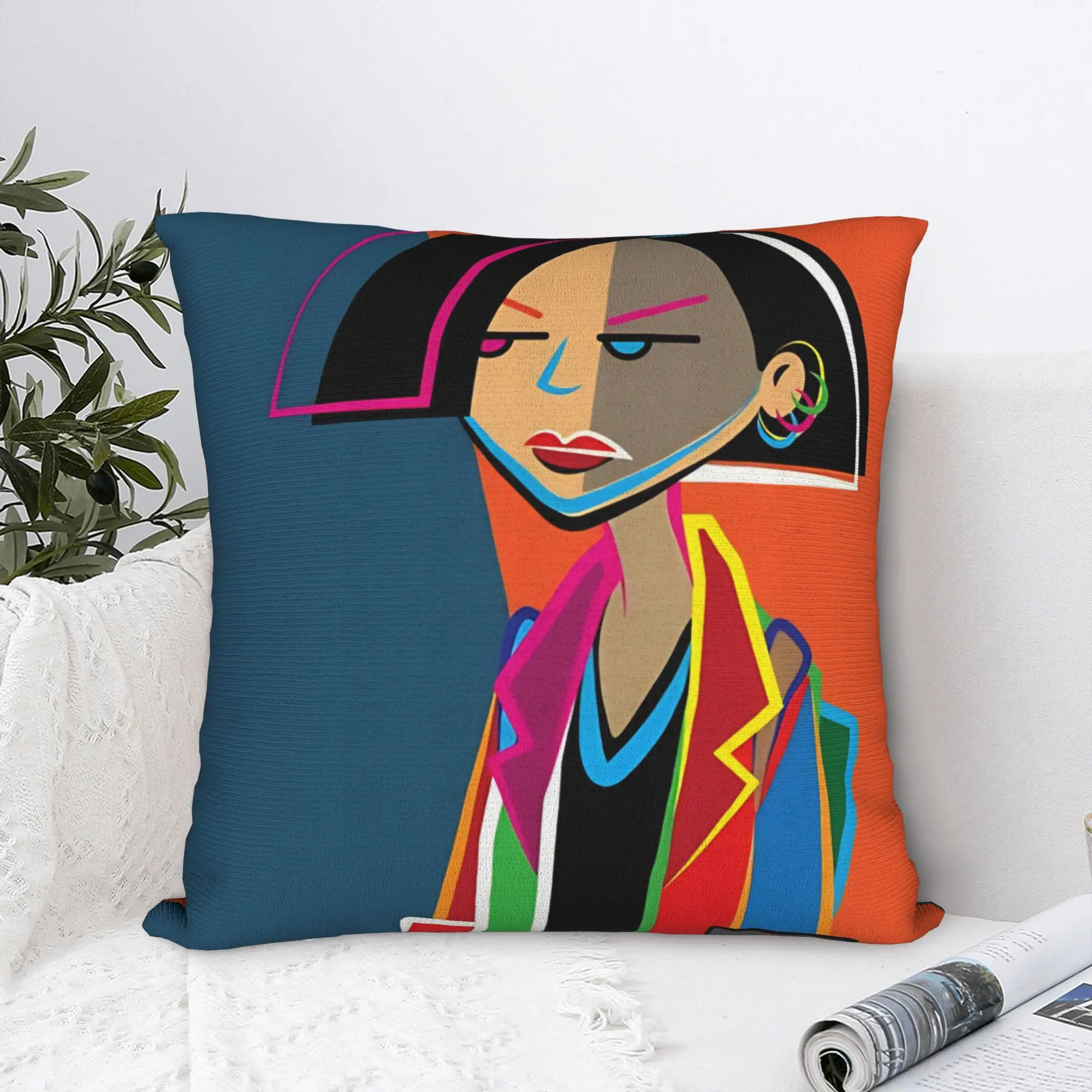 The Artist! Darias Square Pillow Cases  Cushion Covers Novelty Zipper Decorative Pillowcover for Car 45*45cm