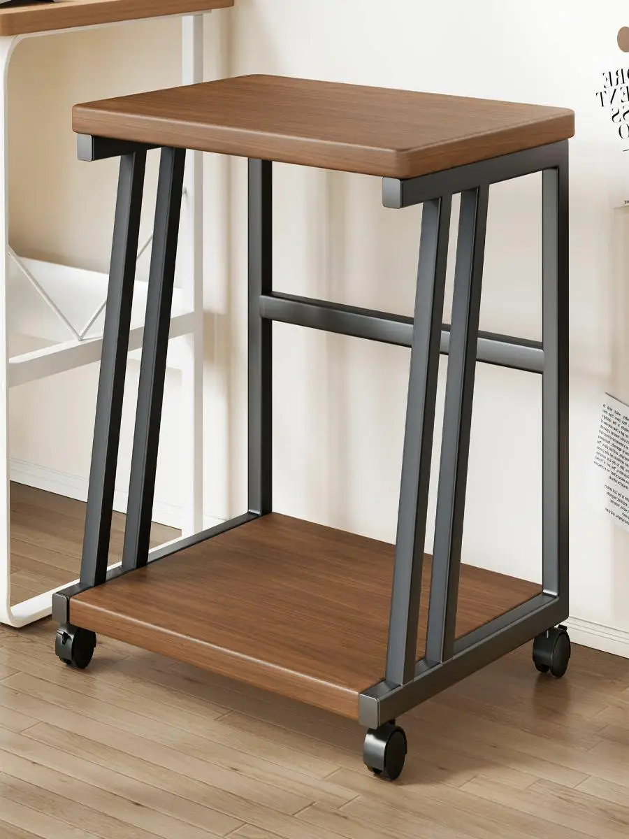 support-d'imprimante-de-bureau-support-multi-niveaux-organisateur-de-rangement-mobile-avec-roulettes-pour-documents-et-cables