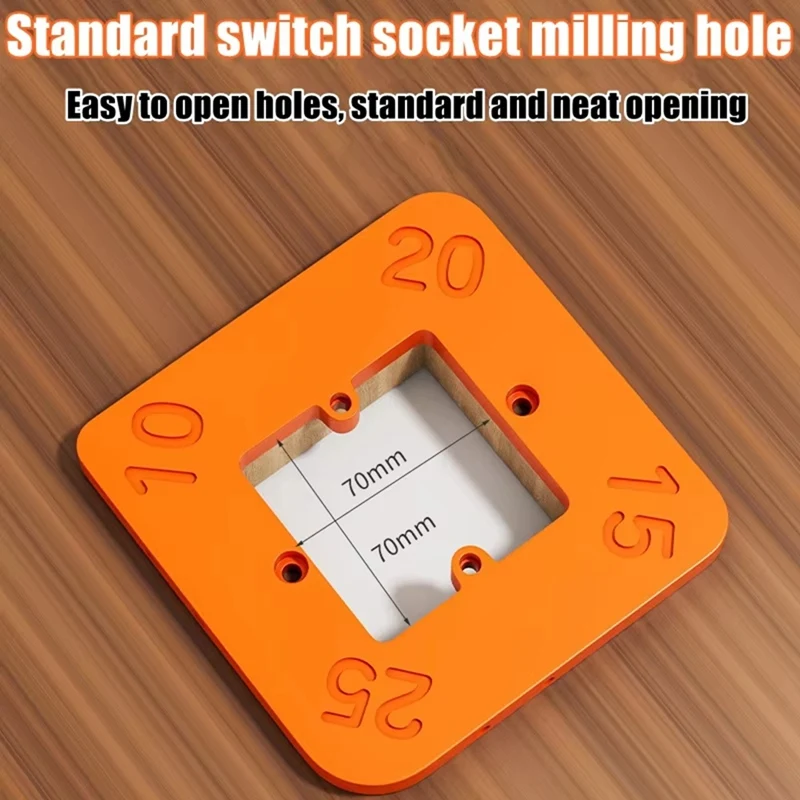 A81M New Woodworking Router Corner Radius Templates Jig Routing Curved Corners Milling Circular Radian Hardness Tool