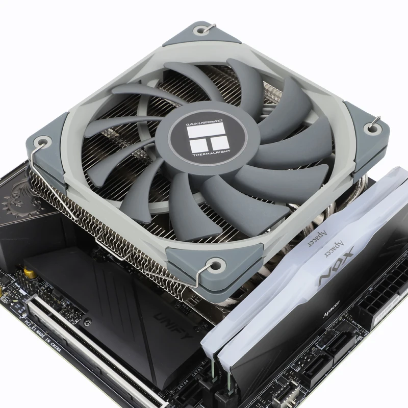 Imagem -06 - Thermalright Axp120-x67 67 mm Fino Cobre Puro Empurrar para Baixo Cpu Cooler Adequado para Itx Pequeno a4 Case para Lga1700 115x 1200 2011 Am4