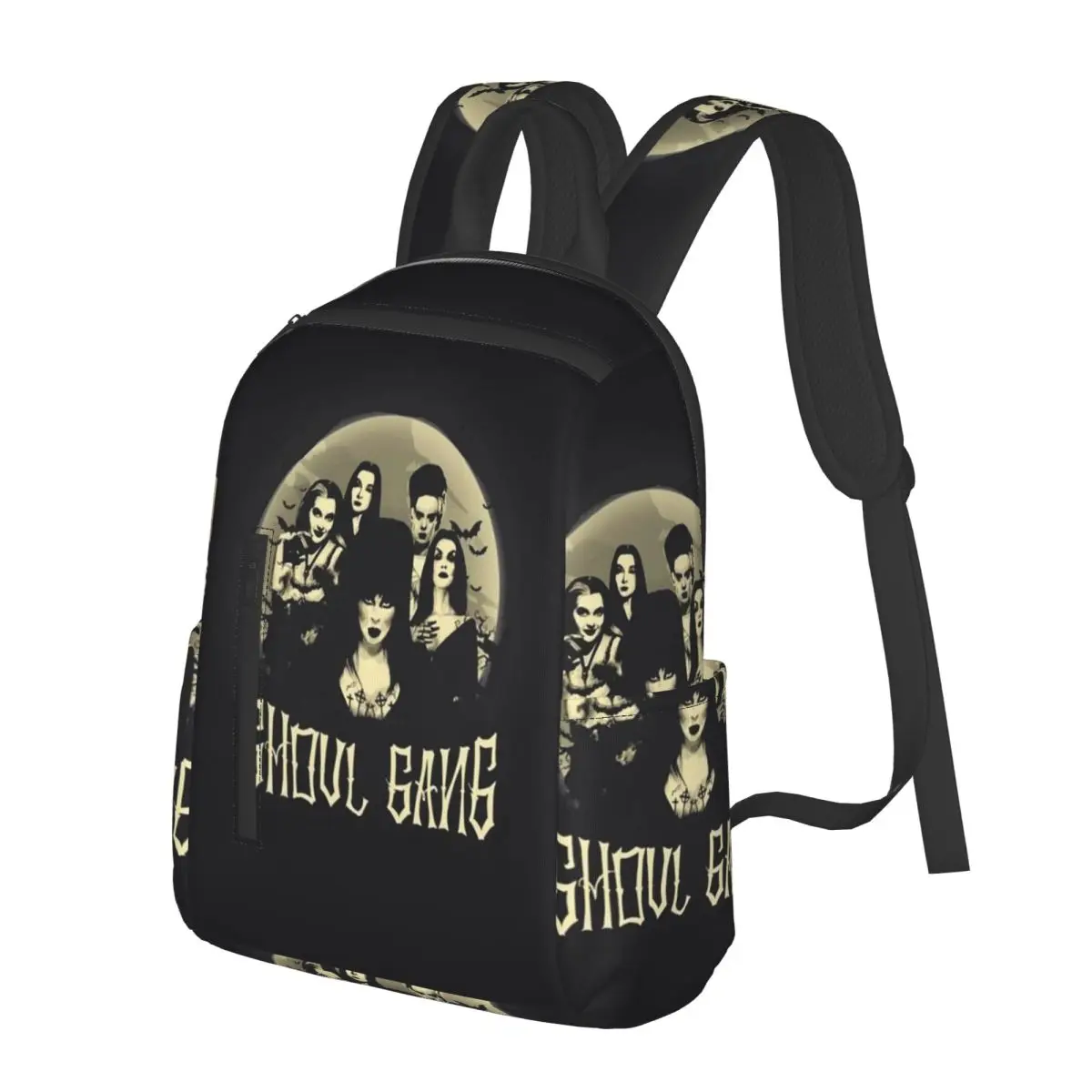 

Elviras Mistress Of The Dark Movie Student Backpack School Bag Hiking Travel Daypack for Boys Girls Bookbag Shoulder Bags