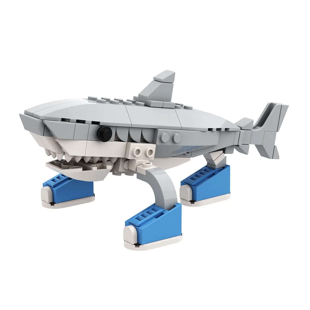 جديد MOC تونغ تونغ الصحور اللبنات Tralalero Tralala Bombini Gusini الحيوان تريبي تروبي عمل الشكل لعبة الطوب هدية