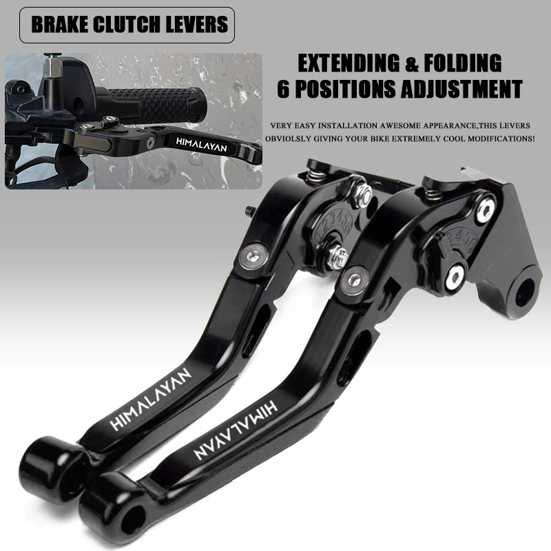 

2022 For Himalayan 400 411 2016 2017 2018 2019 2021 Adjustable Motorcycle Folding Extendable Brake Clutch Lever