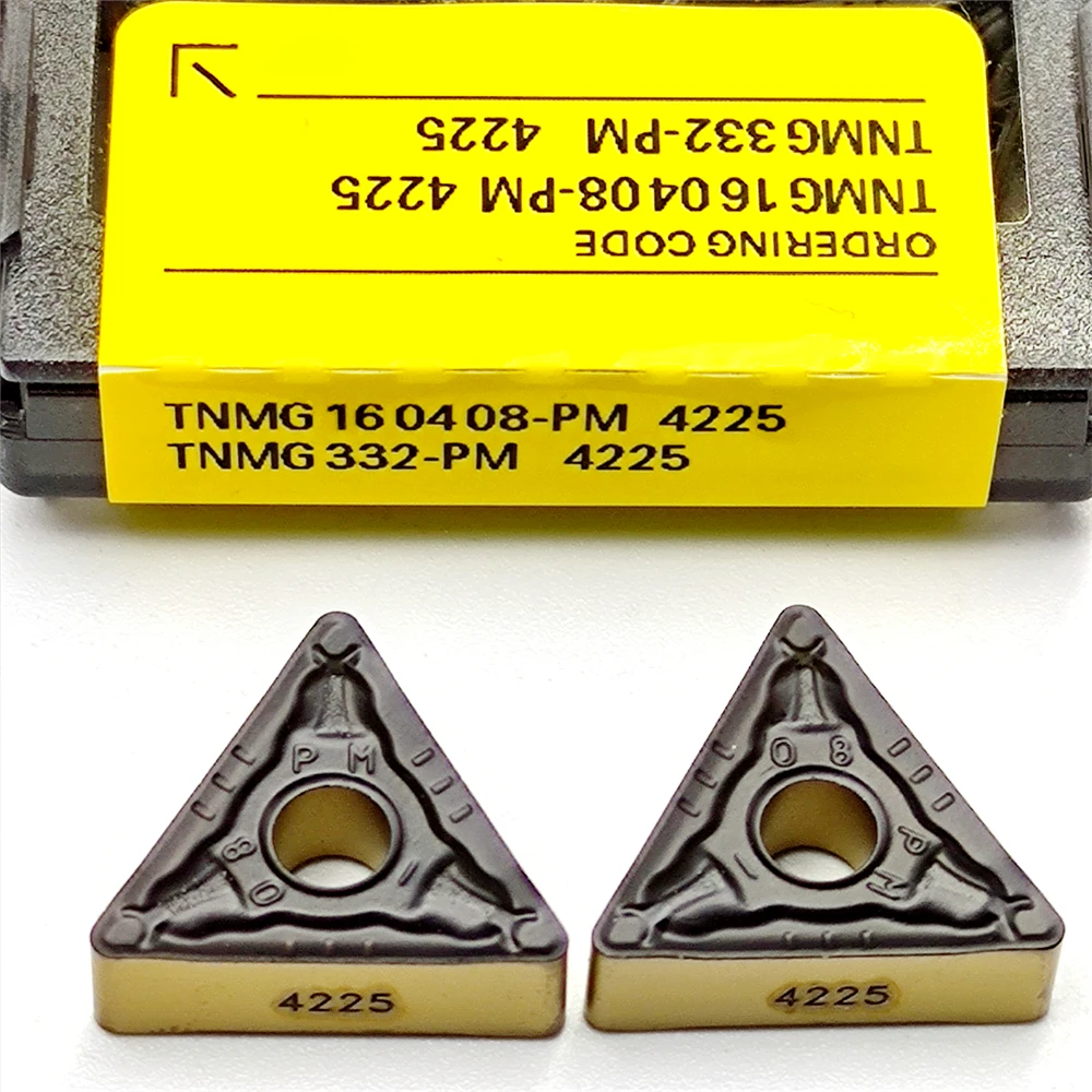 TNMG 160404 R-ES 4225 TNMG 331 PM4225 Inserti in metallo duro TNMG 160404 R ES4225 TNMG 160404 L PM 4225Strumenti per tornitura esterna di alta qualità