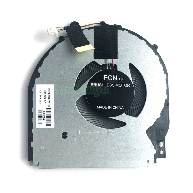 New Laptop CPU Cooling Fan for HP TPN-W140 15-DQ 15-DQ0853CL 15-DQ0953CL 15-DQ1003CA 15-DQ1018NA 15-DQ1052NR Cooler L51349-001