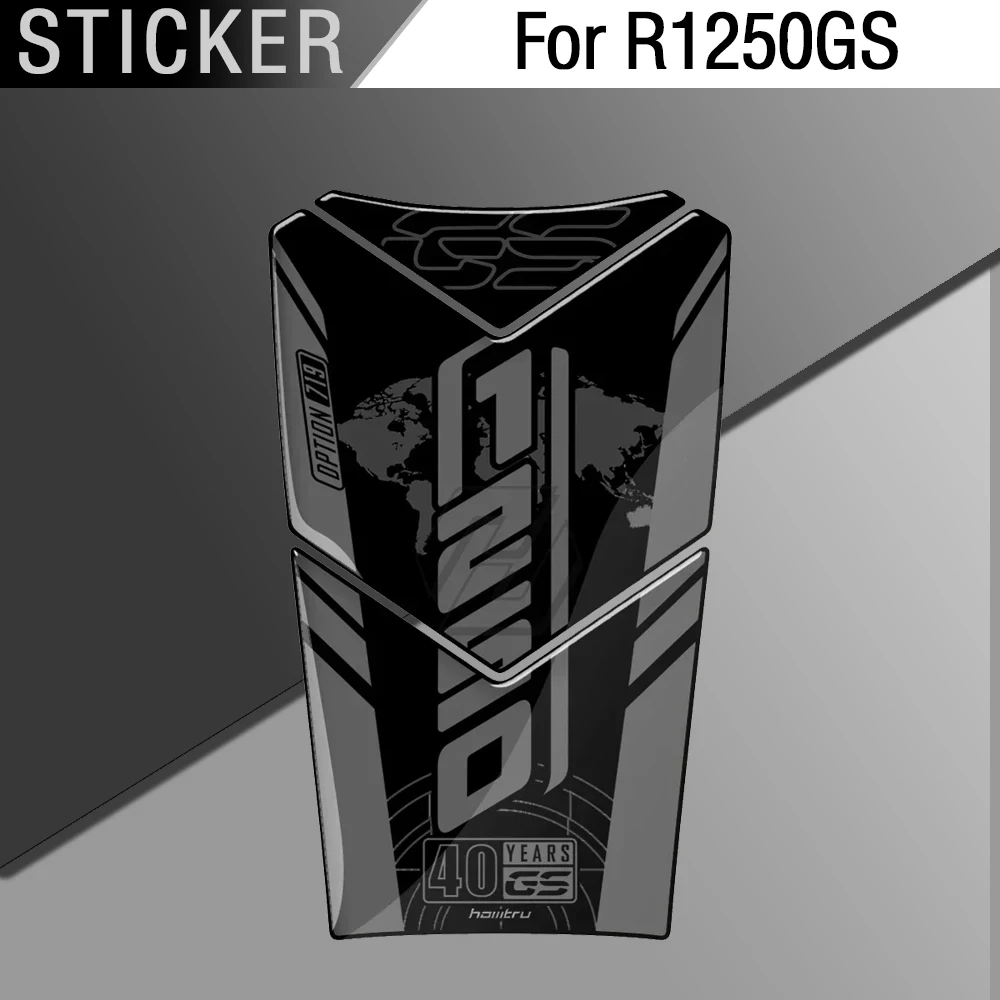 

For 2020 and 2021 BMW R1250GS motorcycle modification with 3D resin fuel tank pad protective sticker kit