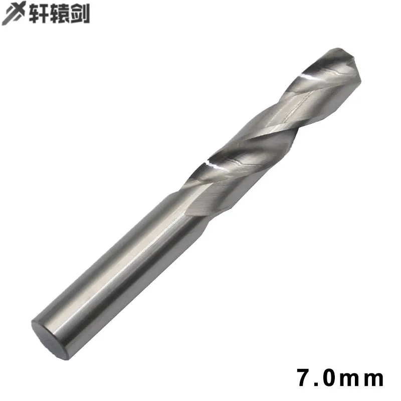 Foret hélicoïdal à tige droite en carbure, longueur totale, outil de coupe de mousse CNC, 1PC, 7/7mm, 8/8mm, 9/9mm, 10/10mm, 11/11mm, 1PC
