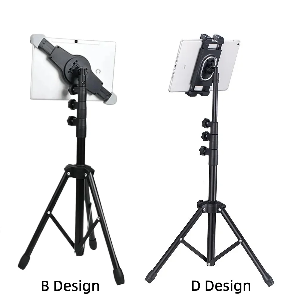 Foldable Floor Tablet Tripod Stand Mount for IPad Samsung Lenovo Huawei Xiaomi Universal 7 - 14 Inch Tablet Holer 360 Rotating