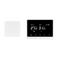 Smart Wifi Thermostat,Tuya RF Wireless Temperature Controller For Gas Boiler Water Heating,Works With Alexa Home Control